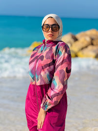 Burkini Marble - Purple