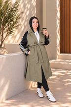 Trench coat - Dark green