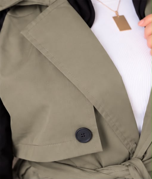 Trench coat - Dark green