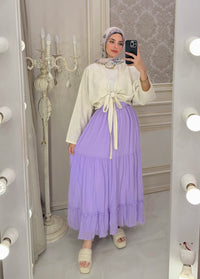 Chiffon skirt - Lavender