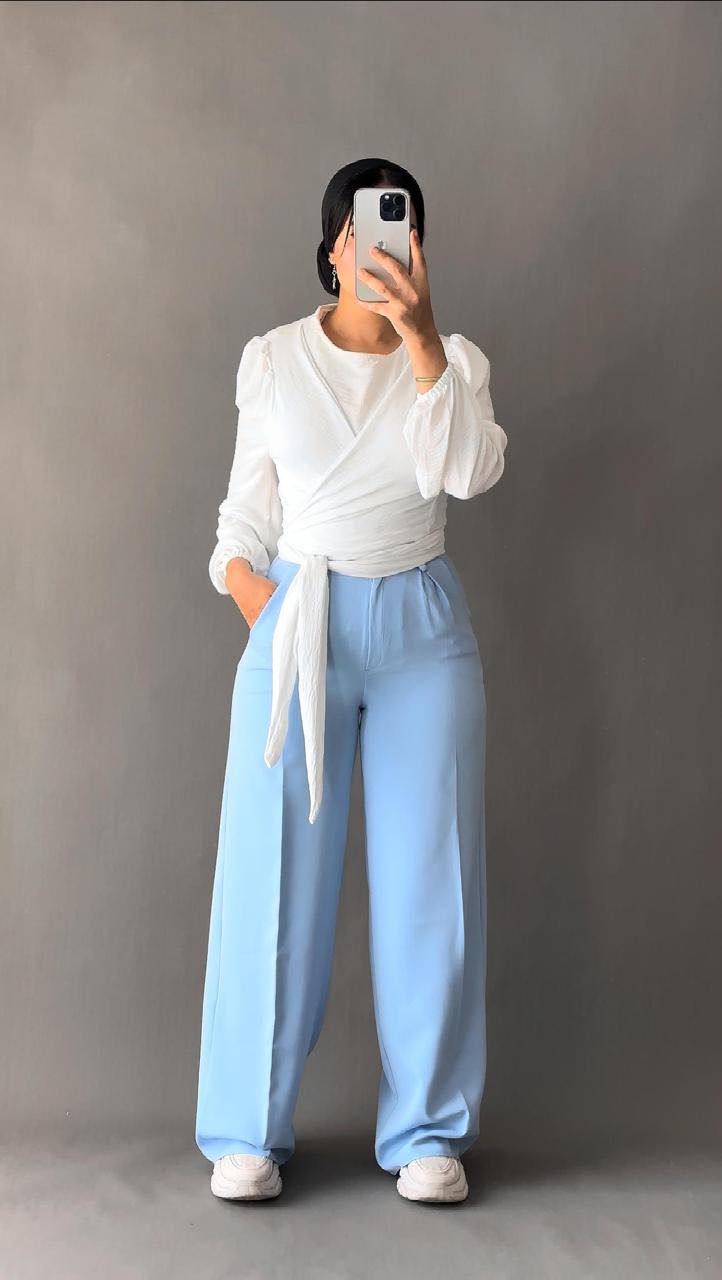 Classic Pants - Baby Blue