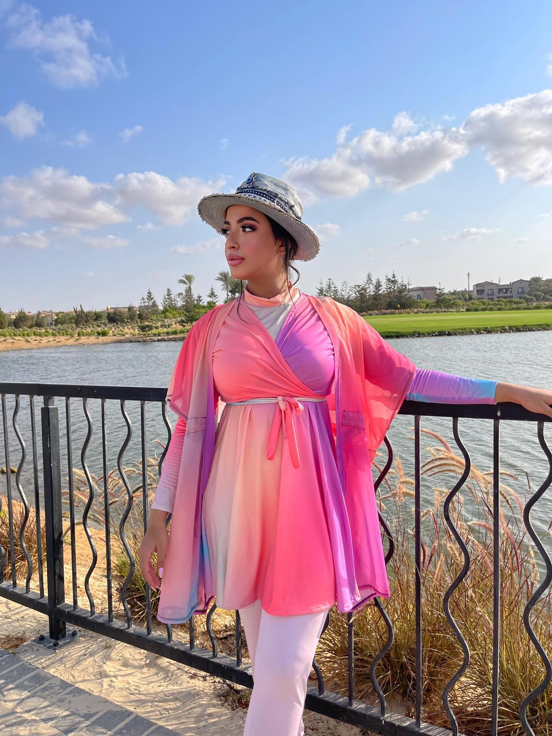 Mermaid Croisette Blouse - Rose