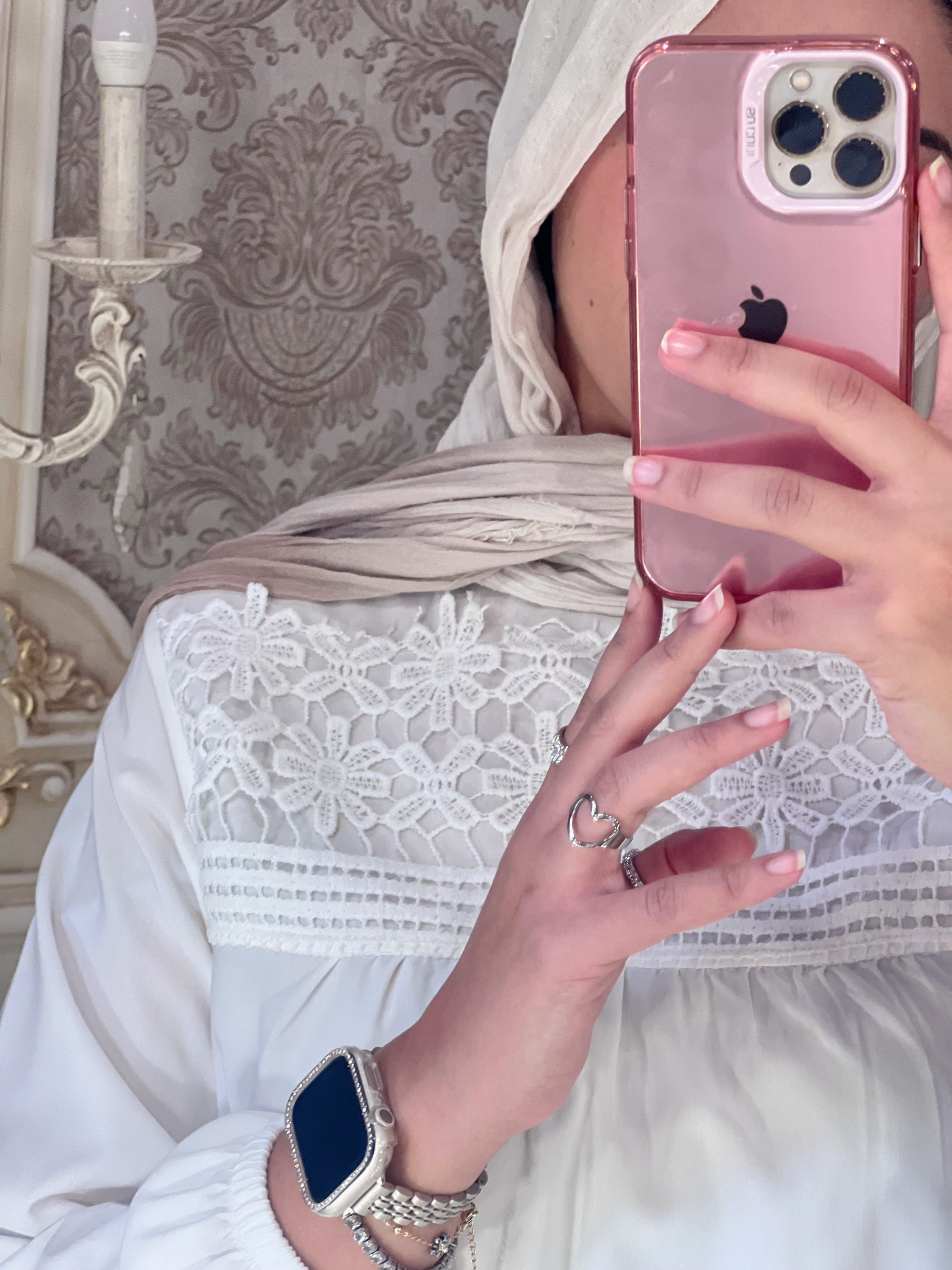 قميص بولو قطني أساسي - أبيض