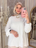 Basic Cotton Bolouse Jouber - White