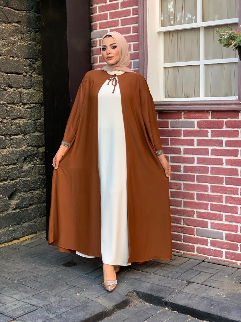 Saudi- Abaya Brown