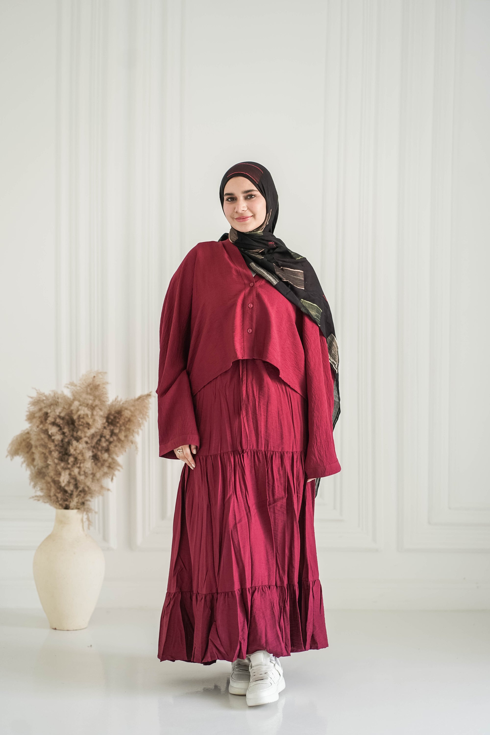 Dalida set -Burgundy