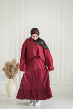 Dalida set -Burgundy