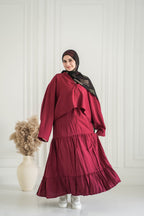 Dalida set -Burgundy