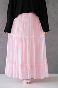 Chiffon skirt - Baby Rose