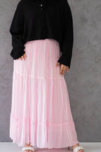 Chiffon skirt - Baby Rose