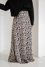 Tiger satin Skirt