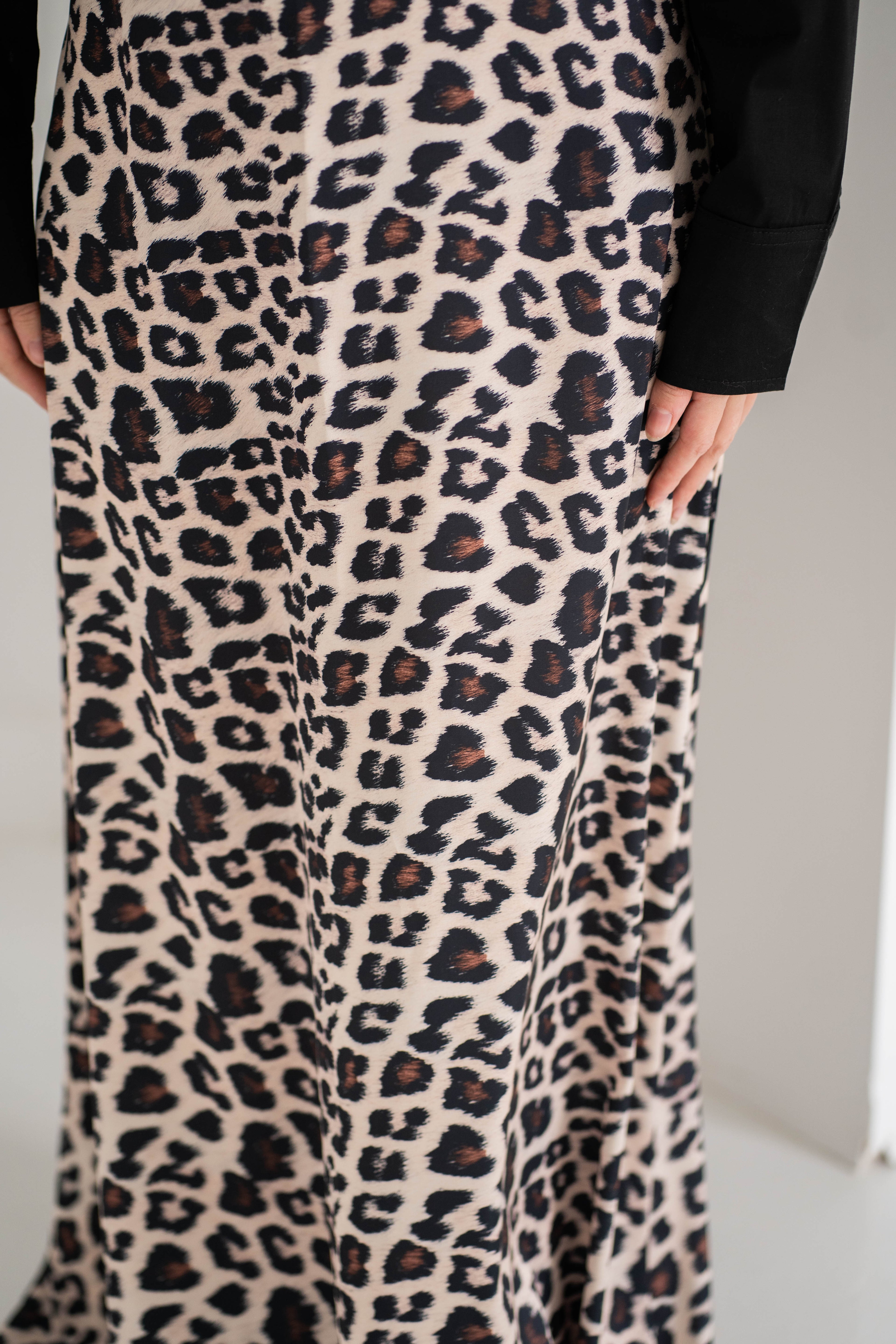 Tiger satin Skirt