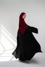 قفطان مفتوح - أسود