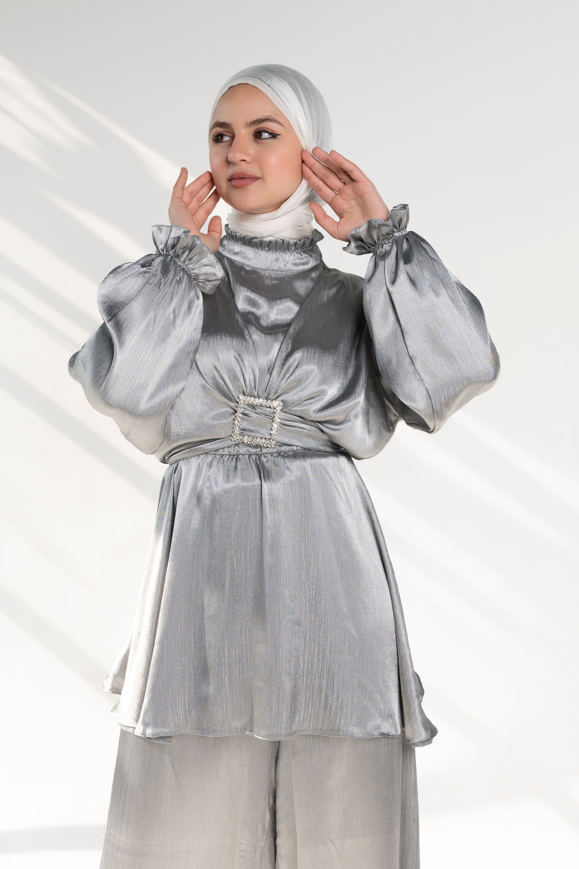Layaly Swareh Set- Gray