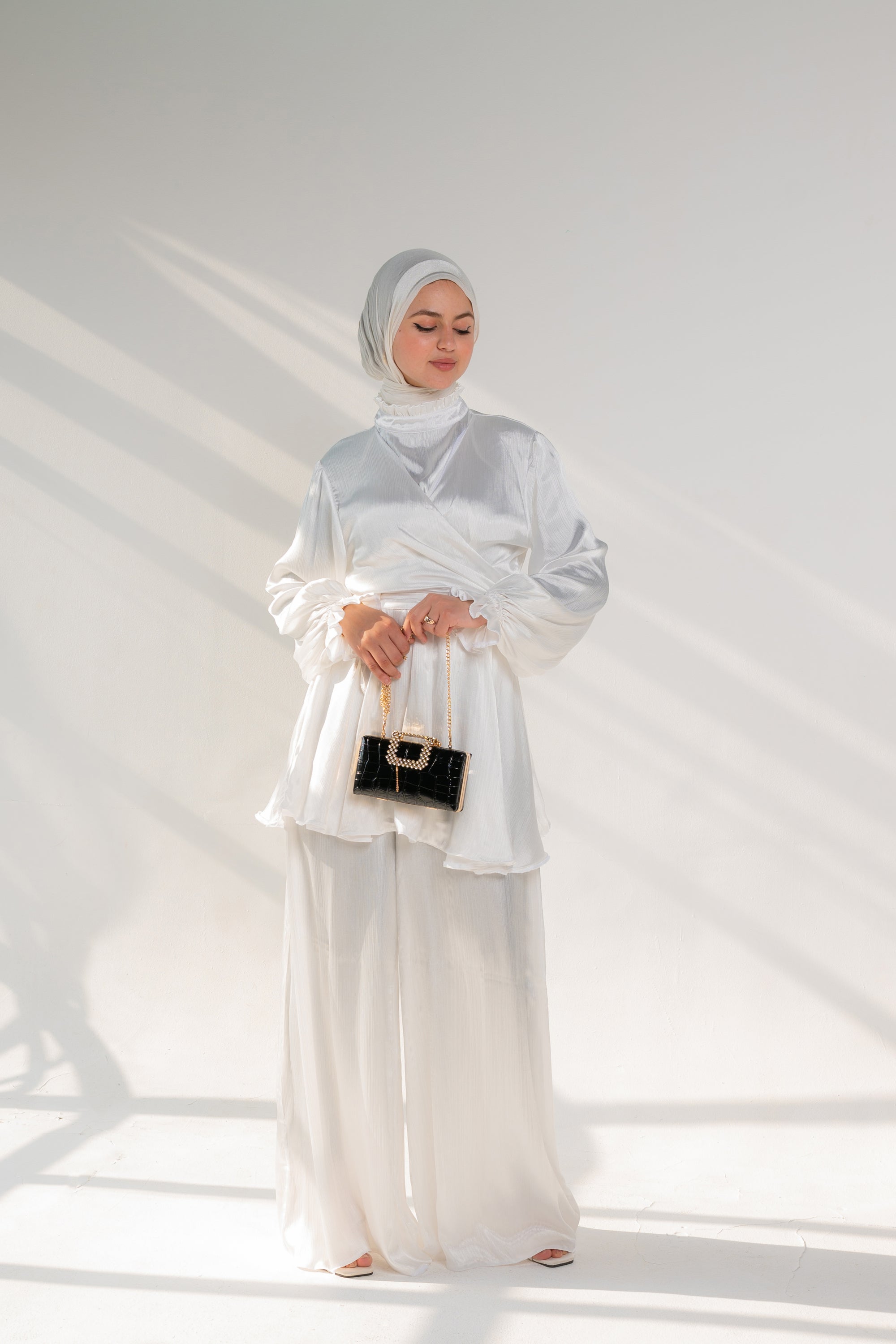Layaly Swareh Set- White