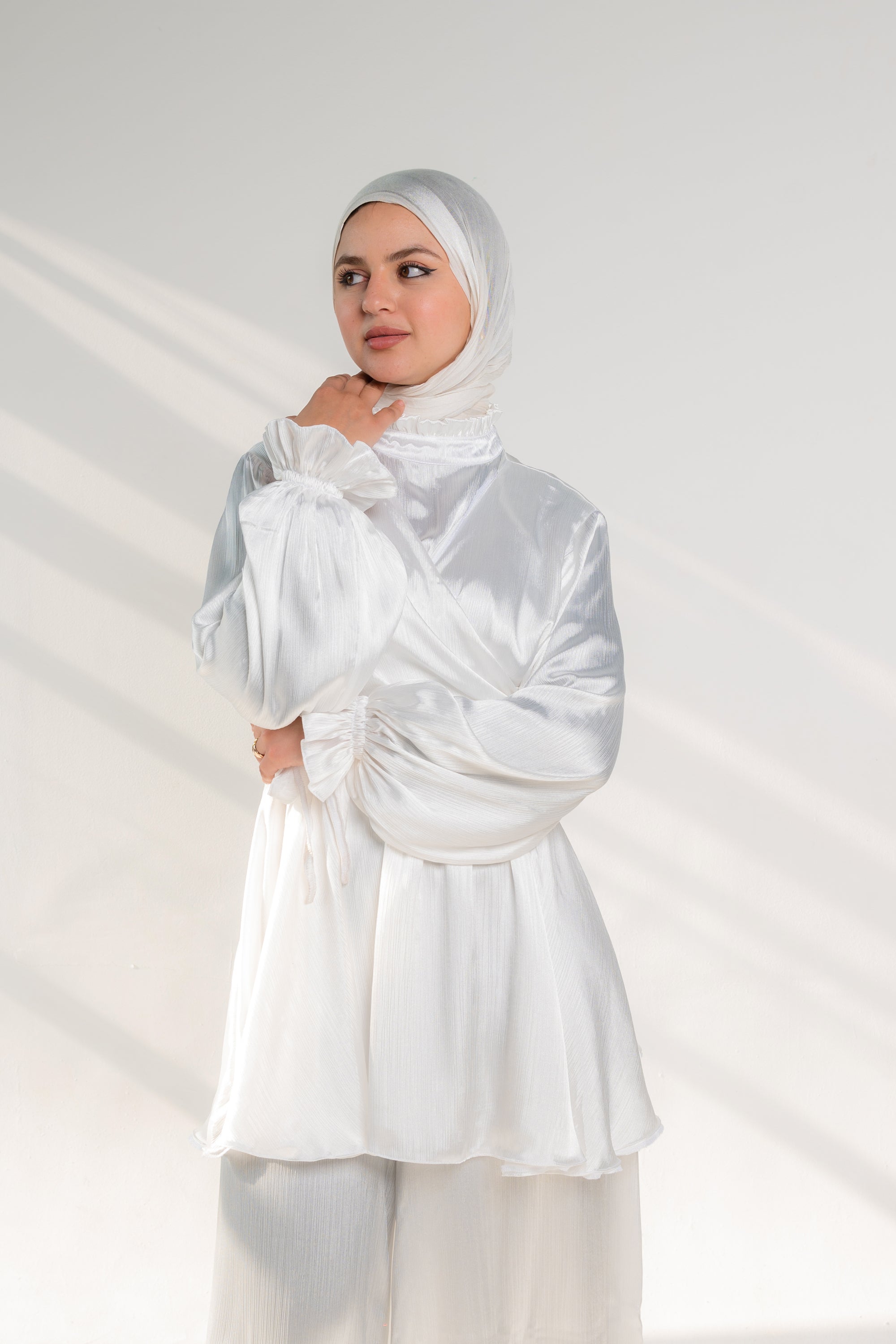 Layaly Swareh Set- White