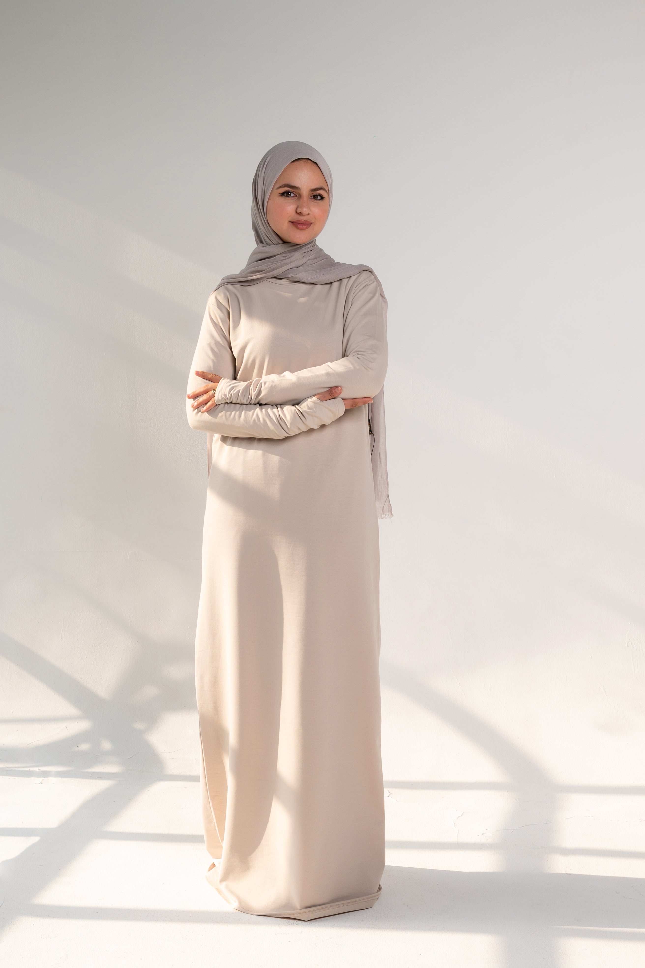 Basic Dress - Beige