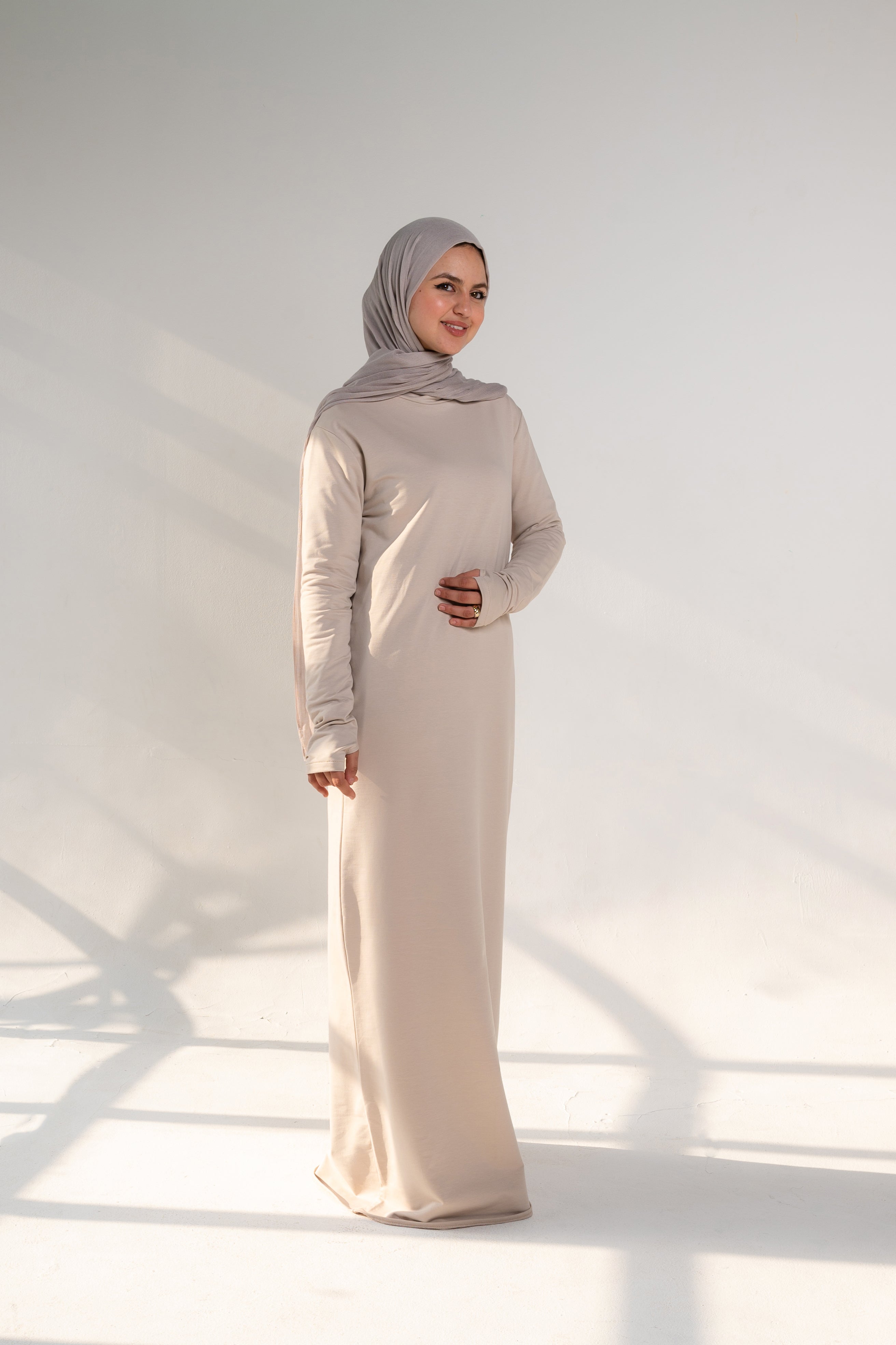 Basic Dress - Beige