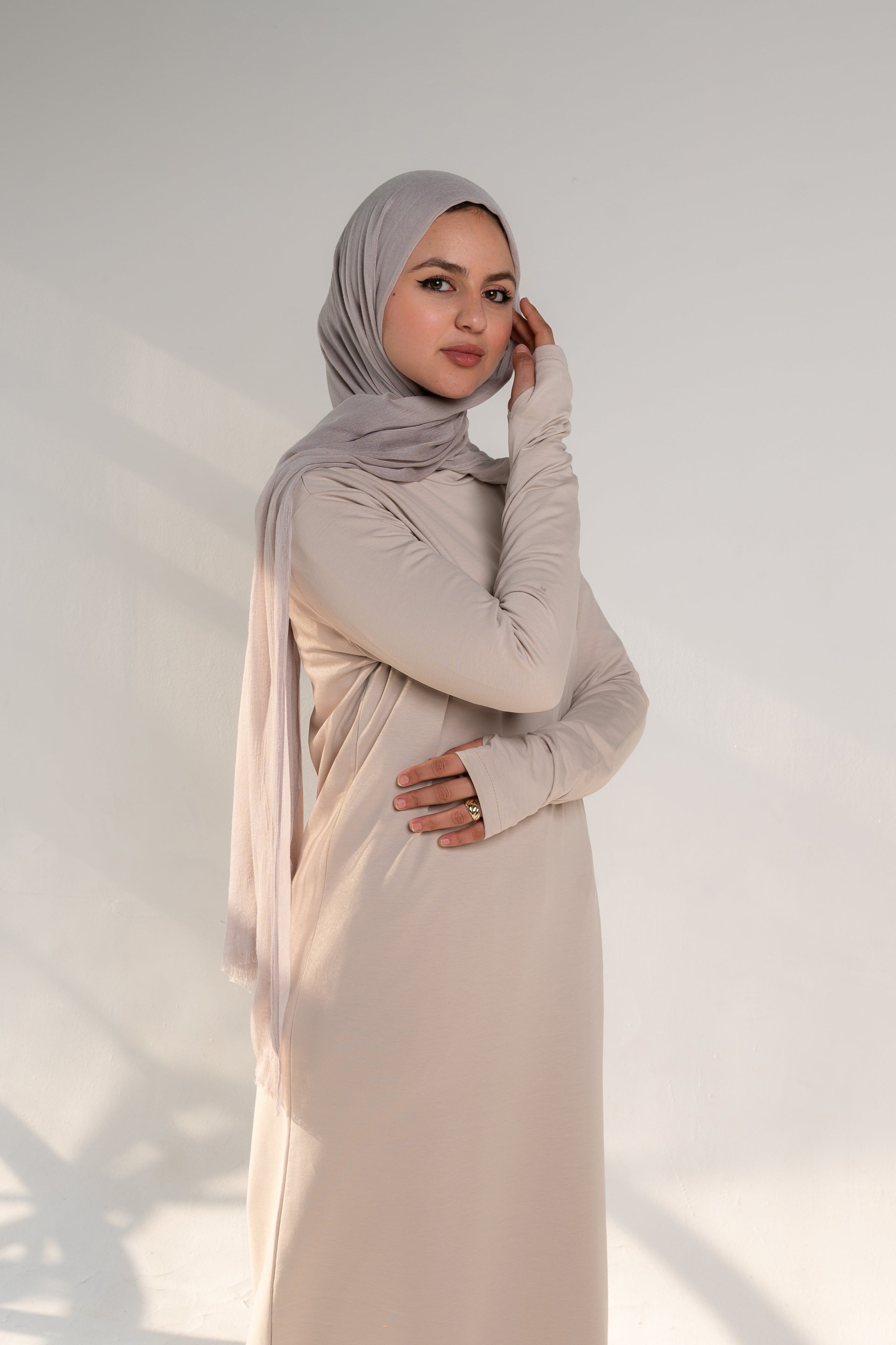 Basic Dress - Beige
