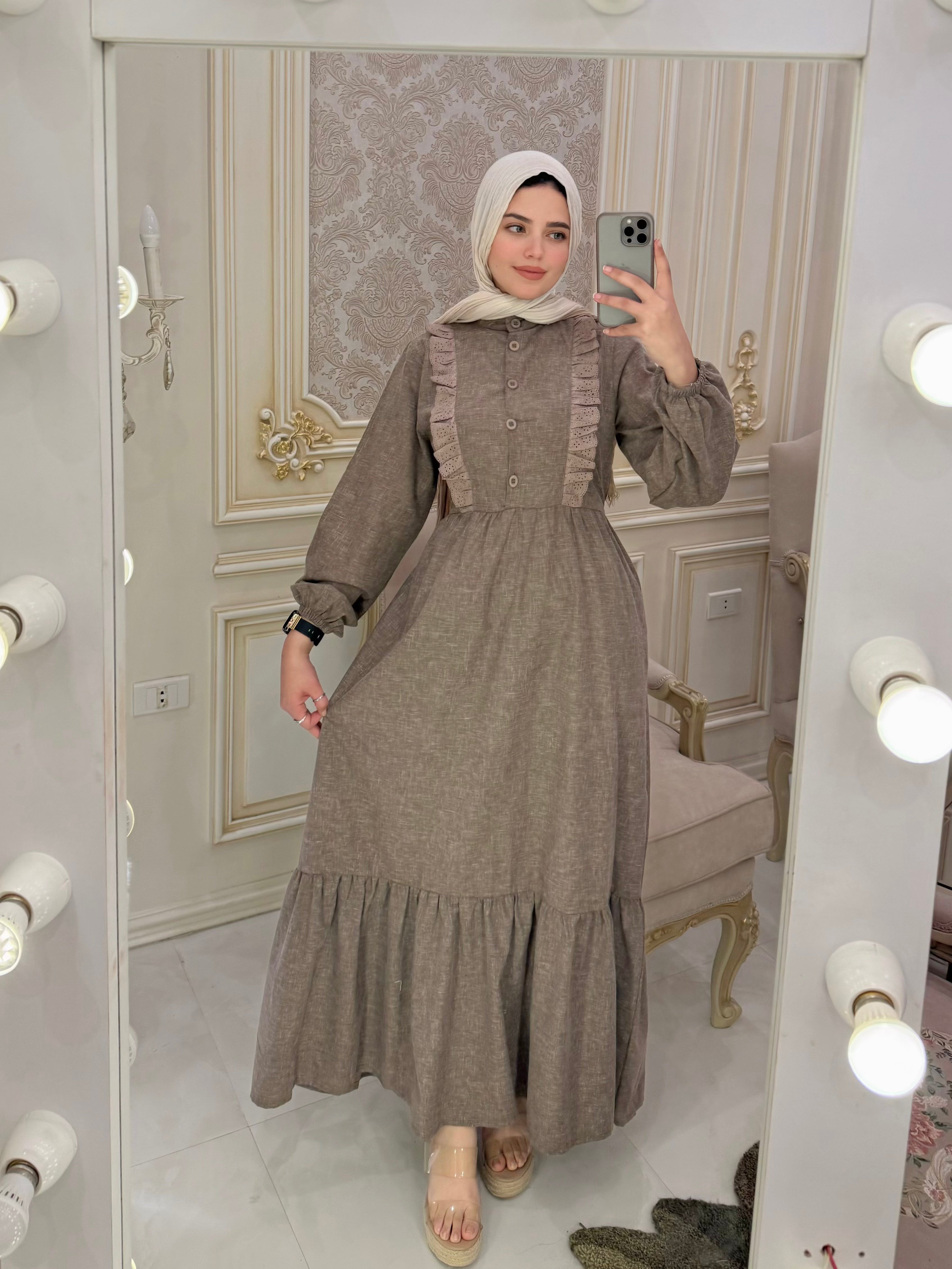 Zeina dress - Brown