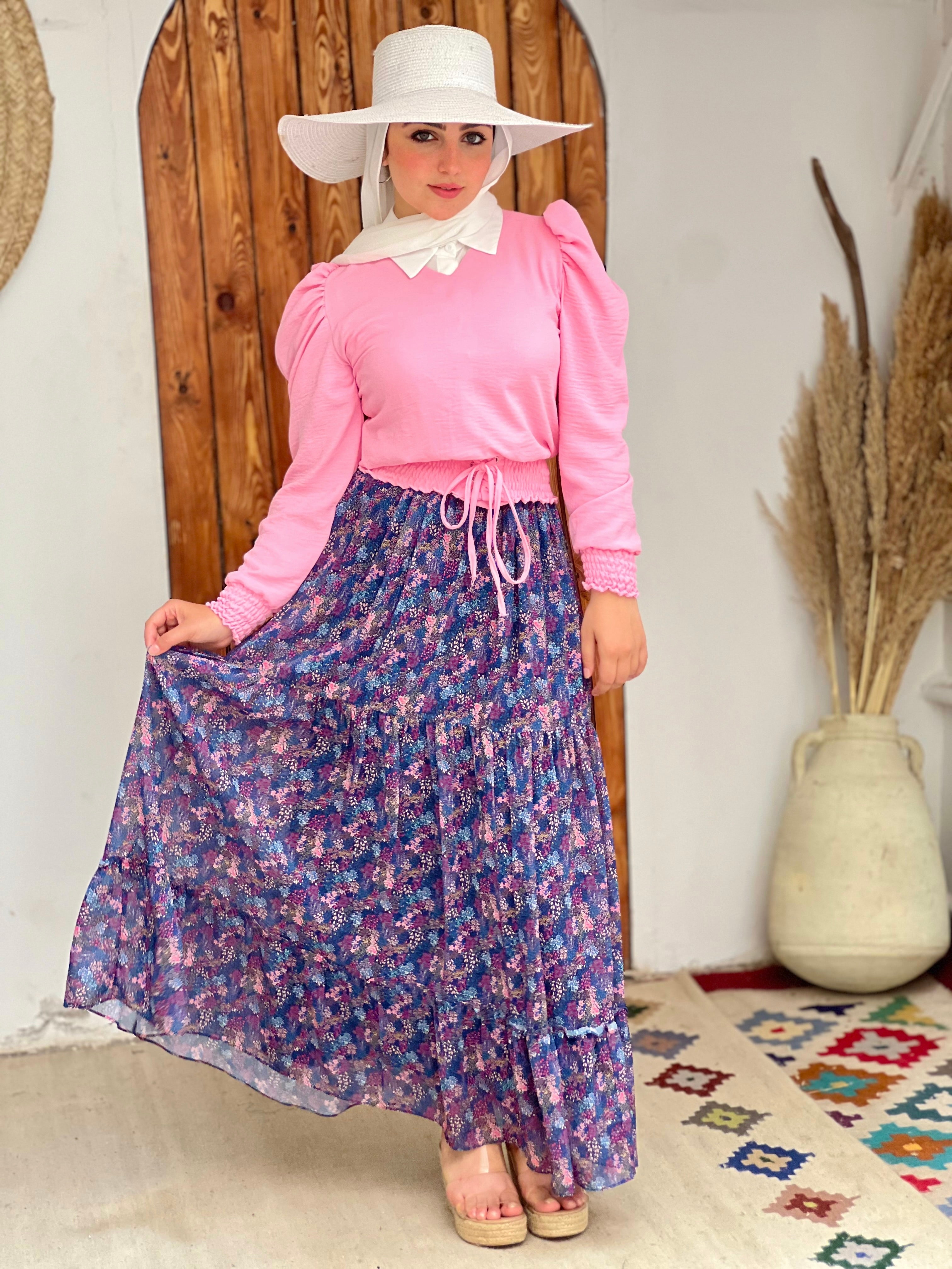 Flory  Skirt - Dark Blue