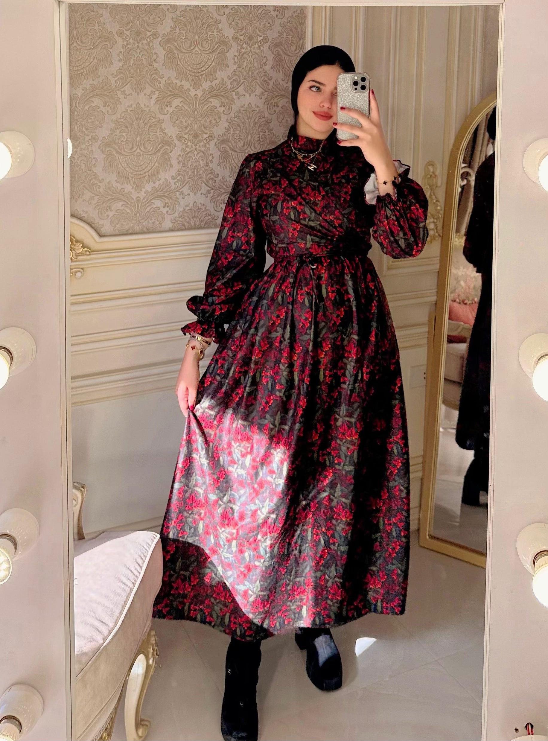 Orchid Dress - Red