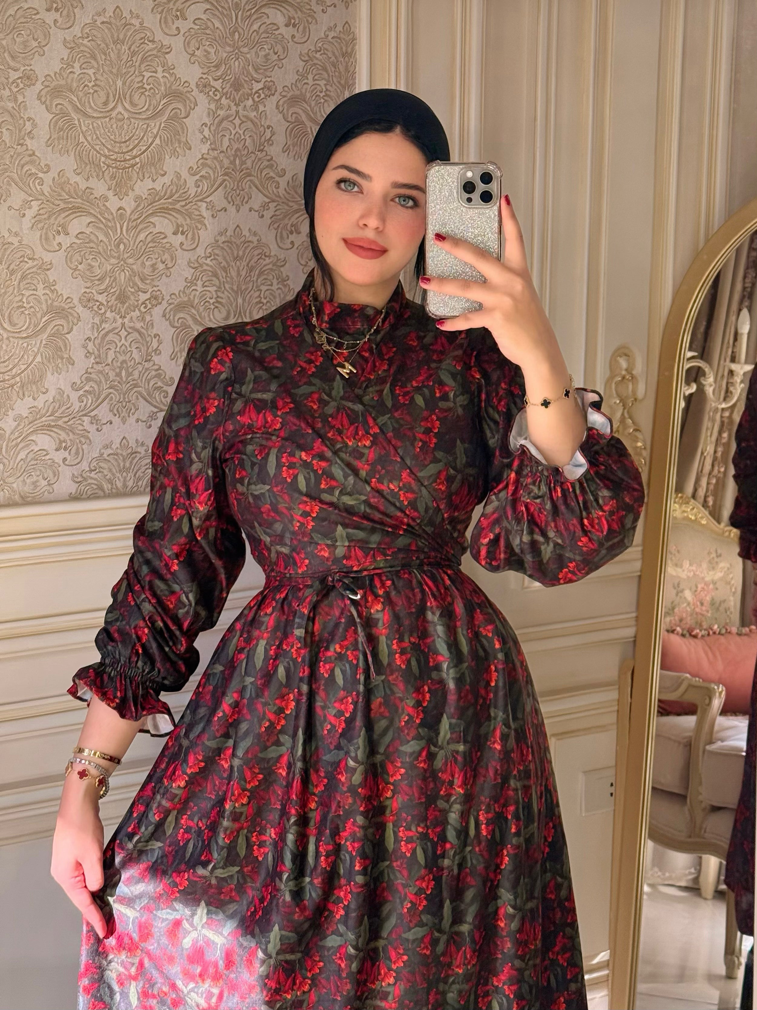 Orchid Dress - Red