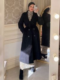 Long Coat-  Black