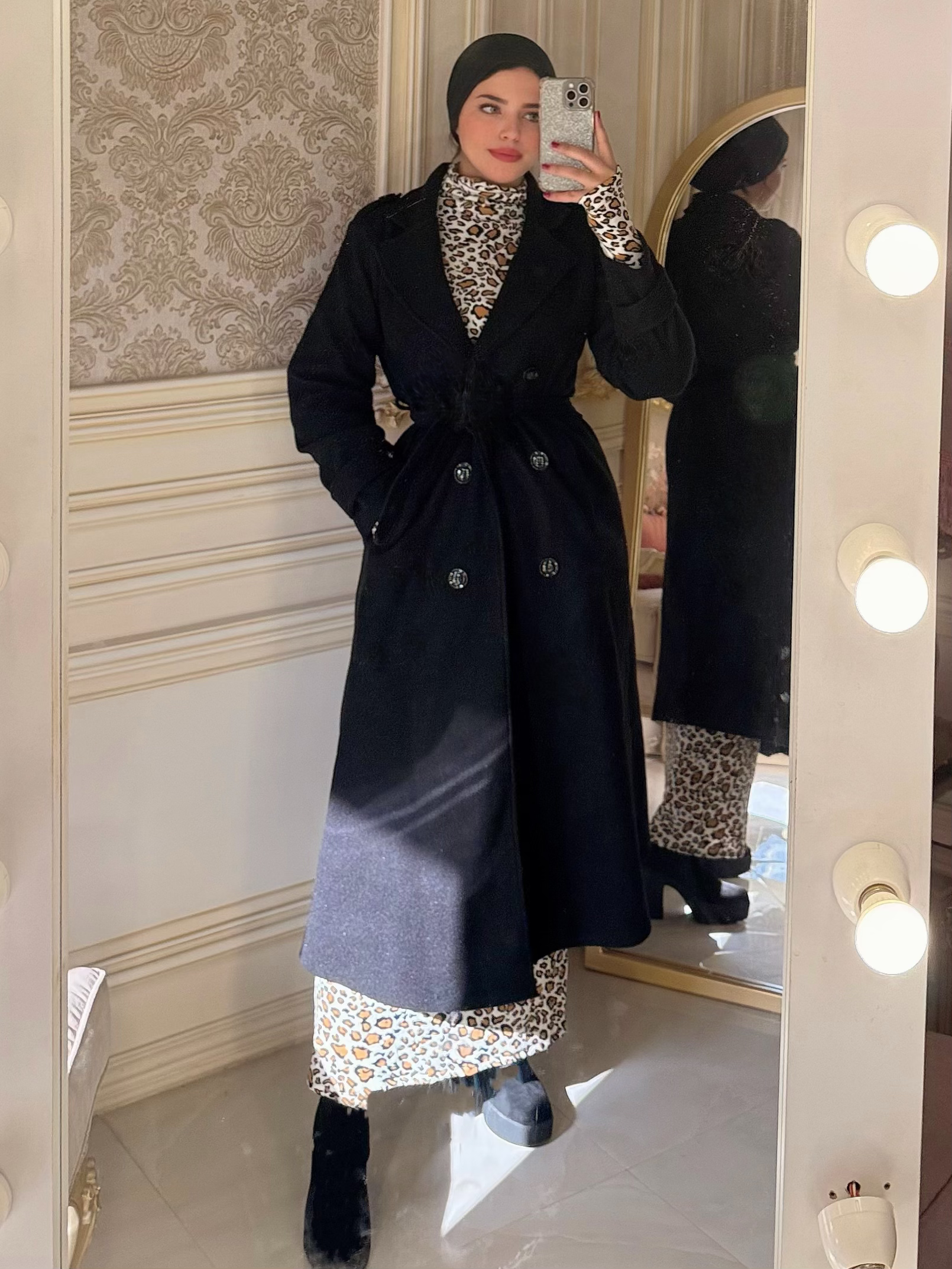 Long Coat-  Black