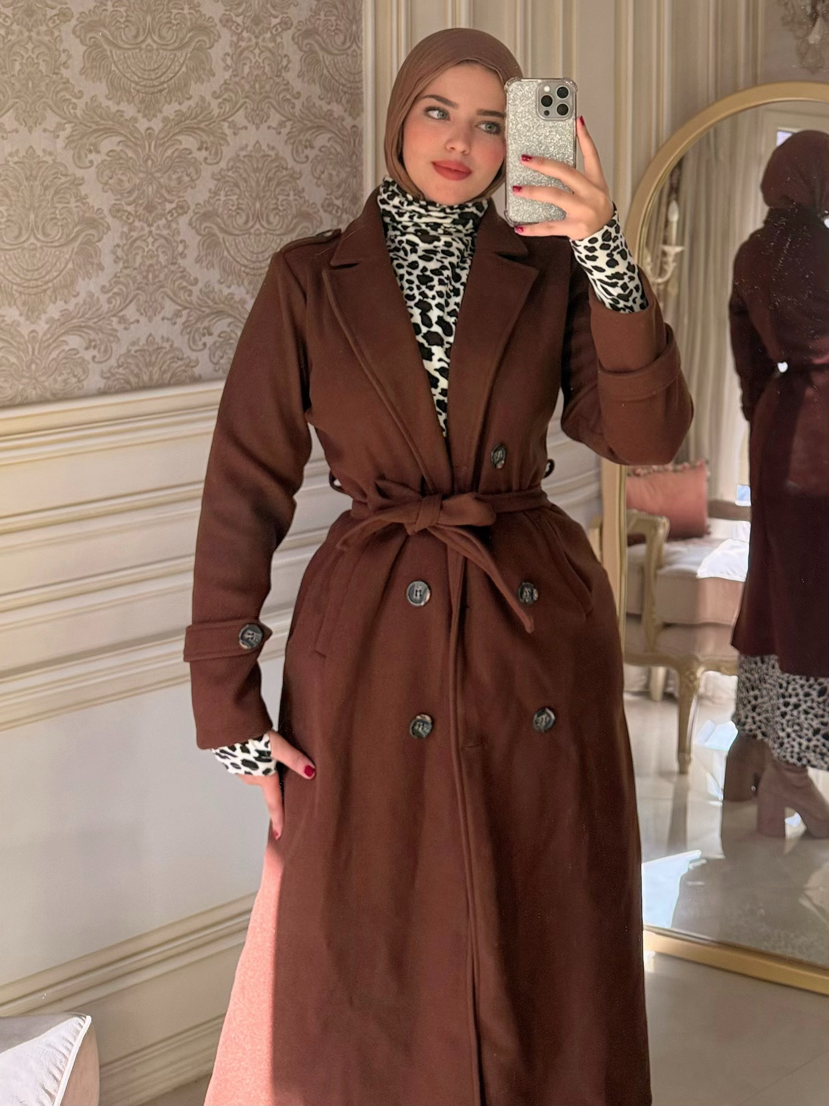 Long Coat- Brown