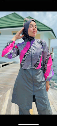 Burkini - Marble Gray