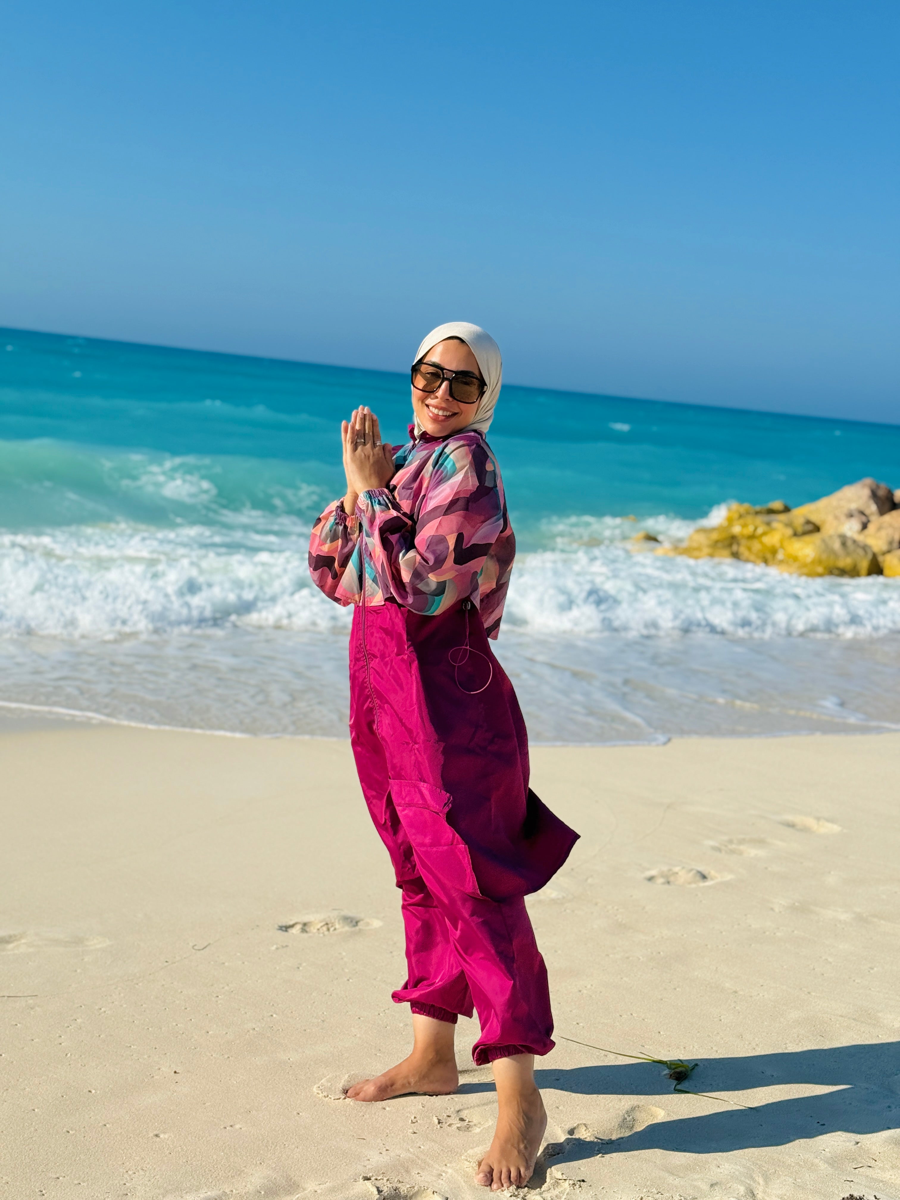 Burkini Marble -  Purple