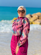 Burkini Marble -  Purple