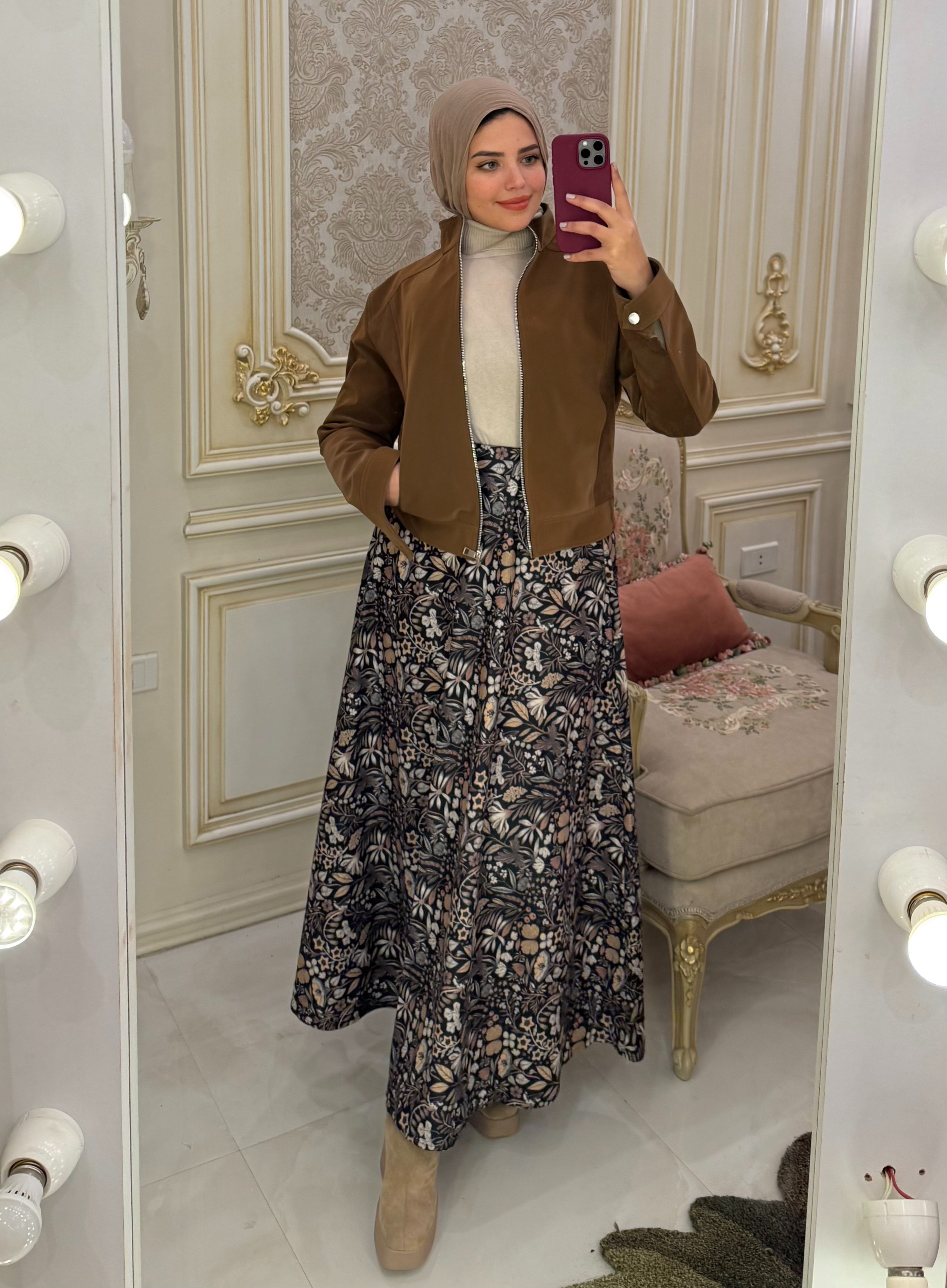 Flory Skirt - Brown