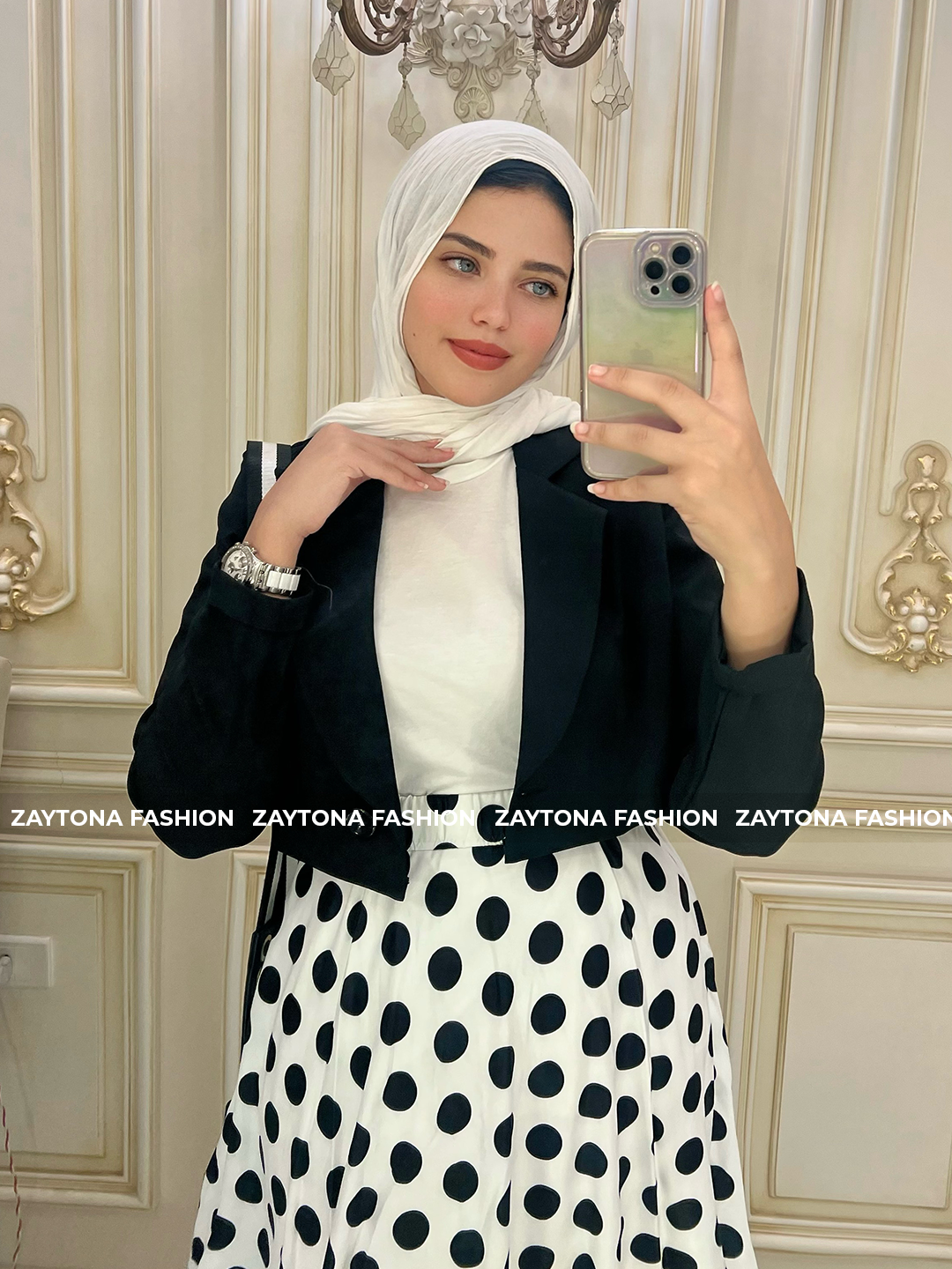 Crop Blazer - Black