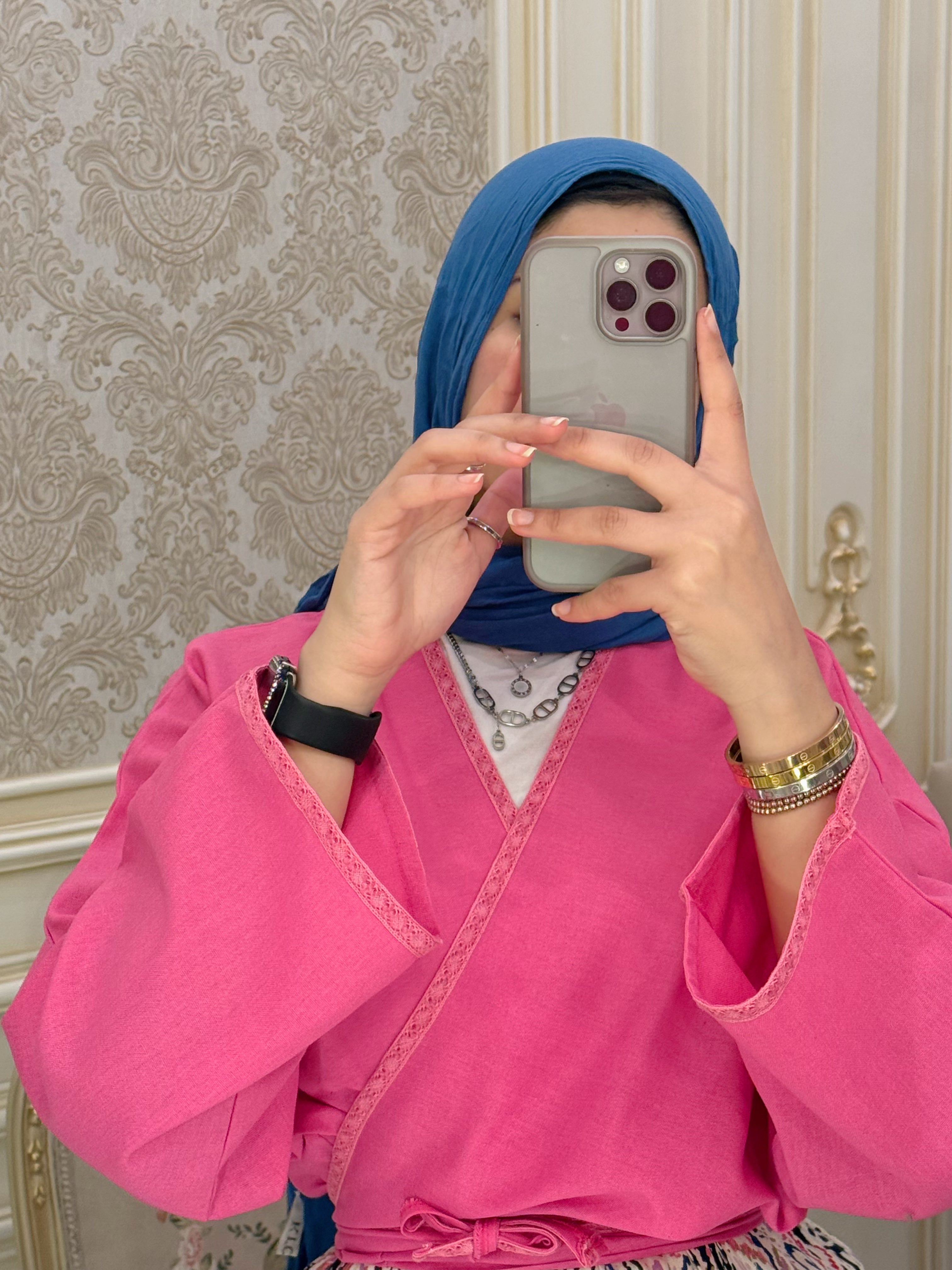 Venecia Blouse - Hot pink