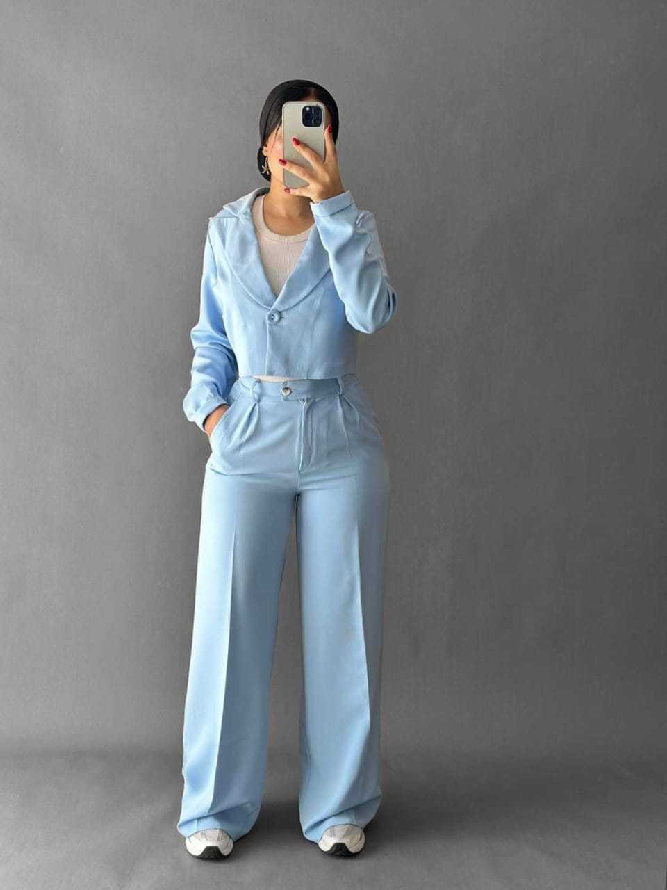 Classic Pants - Baby Blue