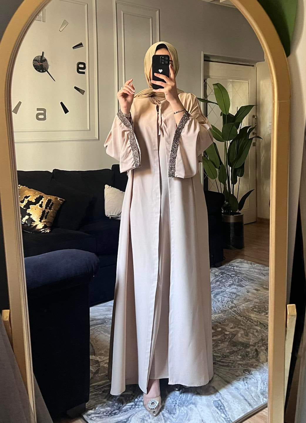 Saudi Abaya - Beige