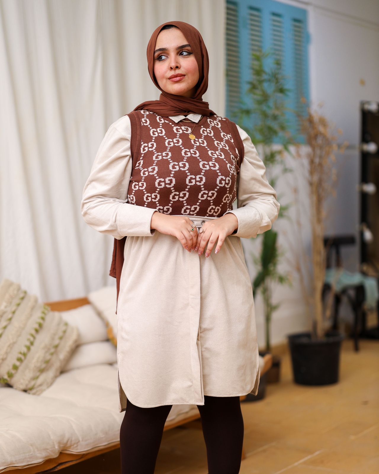 Trico Vest - Brown