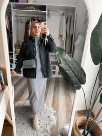 Basic Dress Rip - Gray