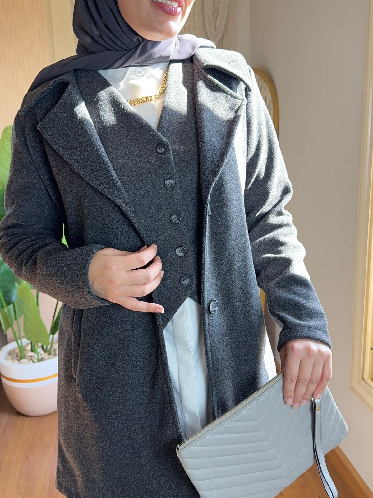 Classic Jacket Broadcoth - Gray