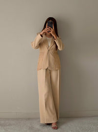 Classic Pants Formal - Beige
