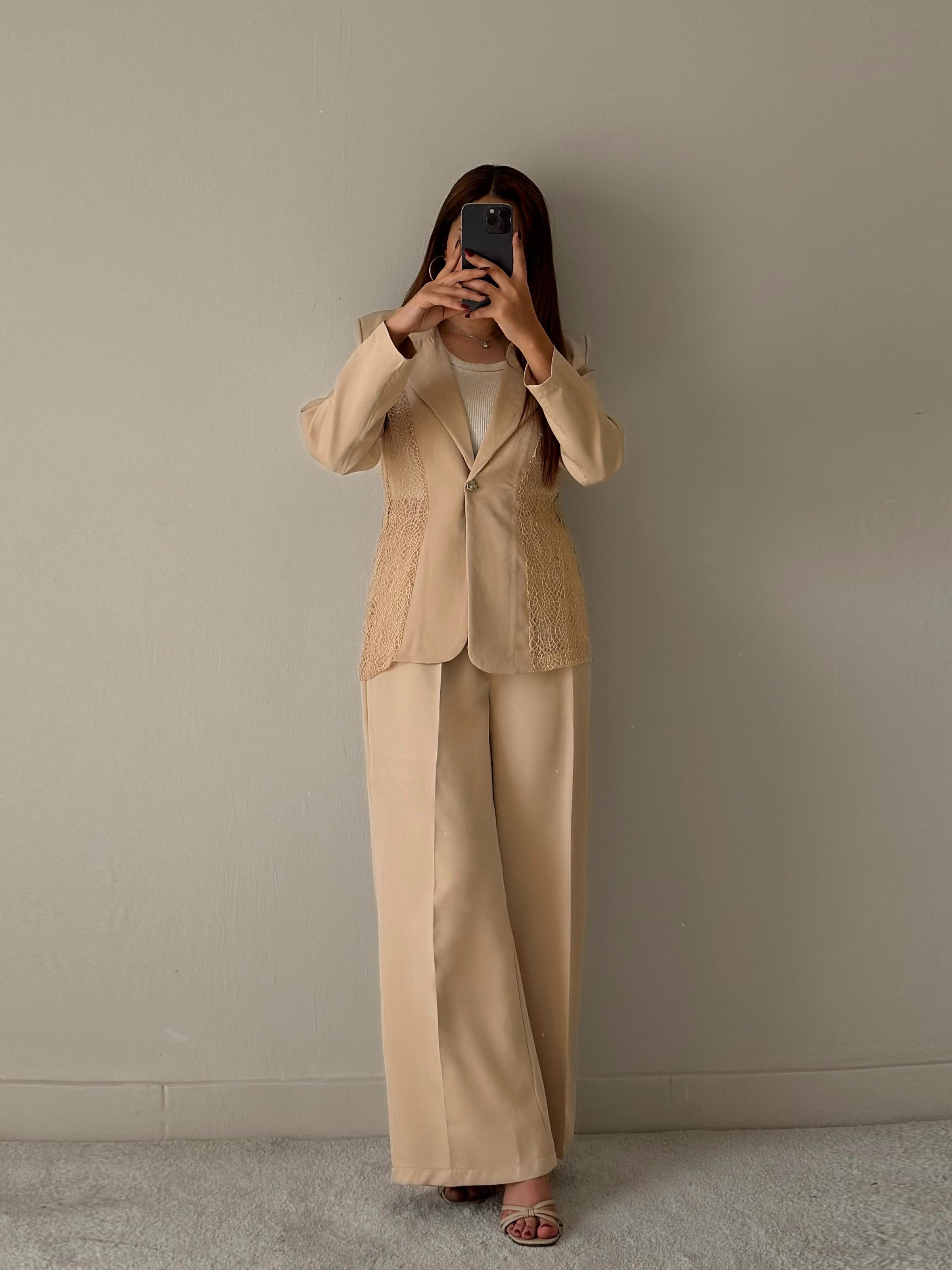 Classic Pants Formal - Beige