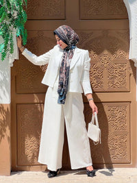 Crepe Wrap Pants