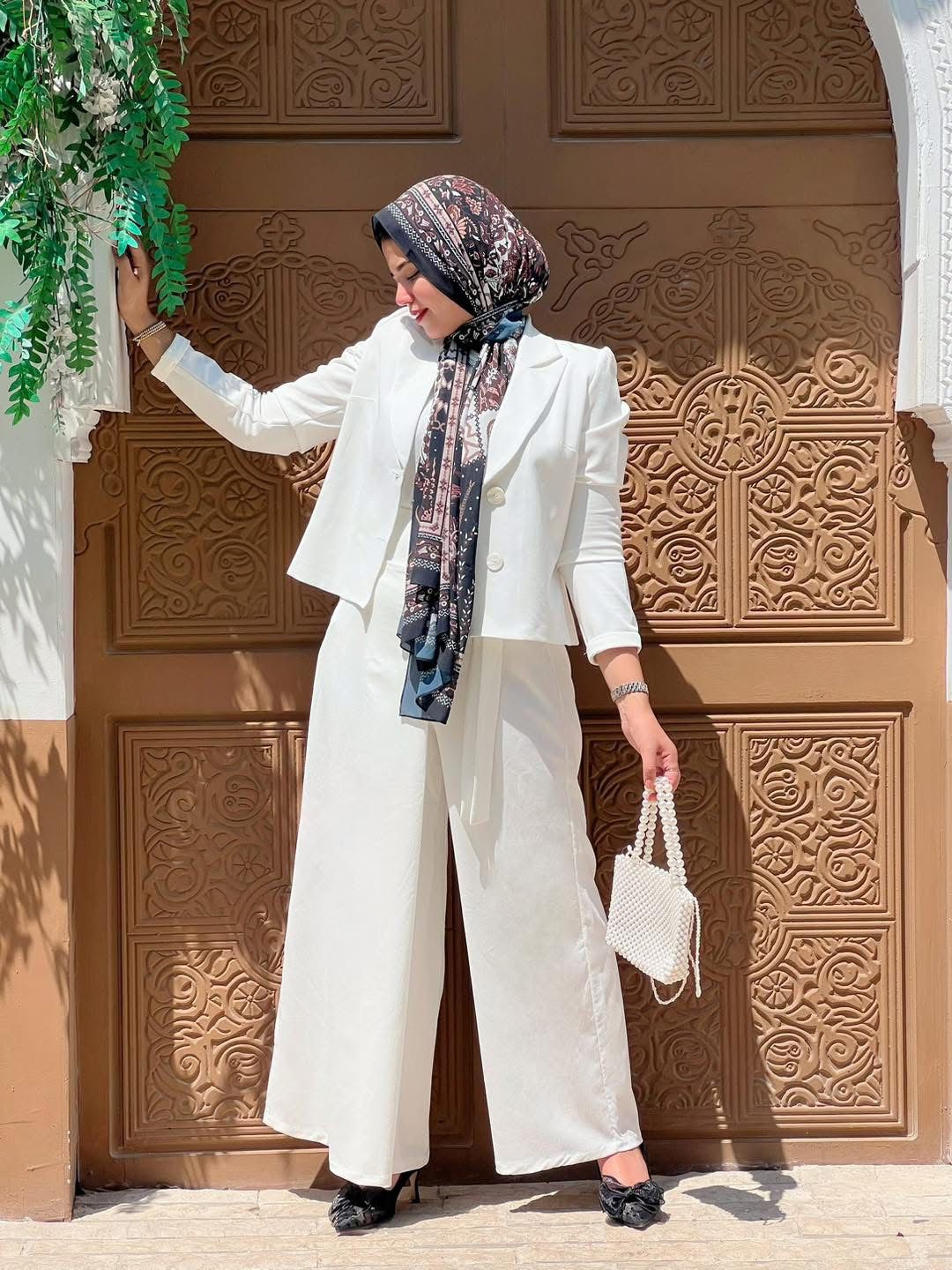 Crepe Wrap Pants