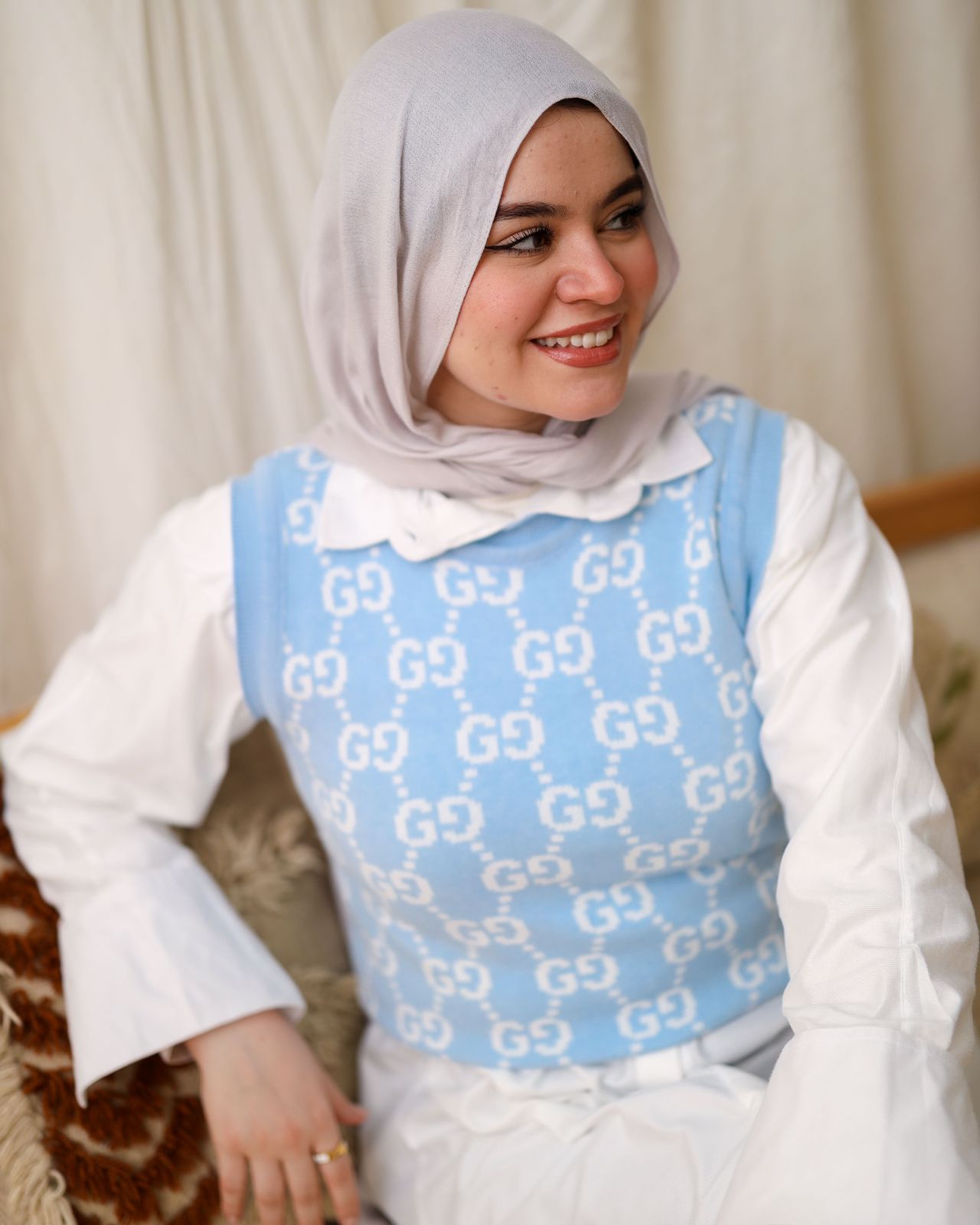 Trico Vest - Baby Blue