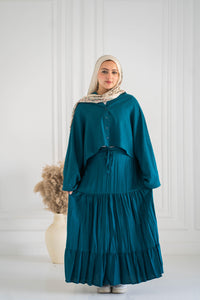 Dalida blouse - petrolum