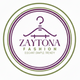 Zaytona Fashion logo with a hanger icon on a white background