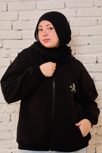 Short Hoodie _ Black