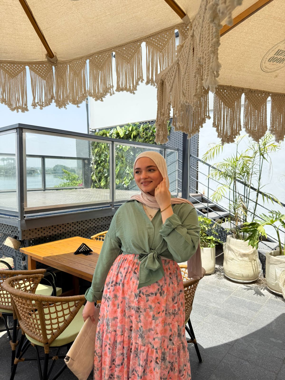 Bow blouse - mint green